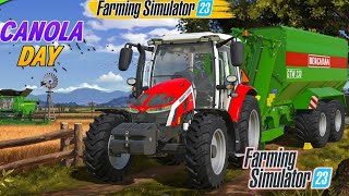 plant Canola again amp Harvesting selling make money fast amp Farming simulator 23 [upl. by Horter]