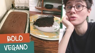 RECEITA DO MEU BOLO DE CHOCOLATE VEGANO  Louie Ponto [upl. by Seldan924]