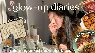 GLOWUP DIARIES ✨releasing anxiety selfcare journaling amp cooking nourishing vegan meals🌱mtl vlog [upl. by Sheelagh161]