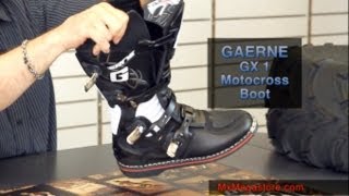 2014 Gaerne GX1 Motocross Boot at MxMegastore [upl. by Nodnerb435]