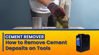 Cement Remover How to Apply Liquid Cement Remover for Steel [upl. by Ahsikel]