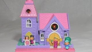 Polly Pocket Wedding Chapel Review 1993 Original Bluebird Toy [upl. by Moreta]