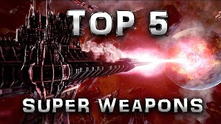 Top 5 Most Powerful Super Weapons in Warhammer 40k  LORE [upl. by Renny]