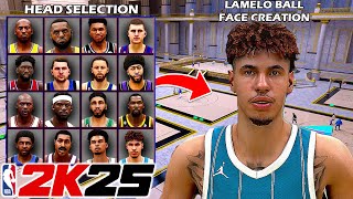 BEST LAMELO BALL FACE CREATION NBA 2K25 HOW TO MAKE LAMELO BALL IN NBA 2K25 [upl. by Laeahcim]