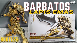 BARBATOS LAPIS EMAS❗❗  Review Barbatos Golden Electropalte Bootleg gundam barbatos [upl. by Adnilemre]