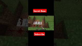 Minecraft  Best Secret Base in Minecraftshorts subscribe [upl. by Vogeley]