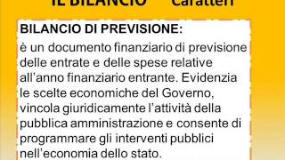 IL BILANCIO FINANZIARIO DELLO STATO  scienze delle finanze [upl. by Darreg]