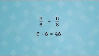 Adding and Subtracting Fractions with Unlike Denominators Pt5 of 6 [upl. by Allyce]