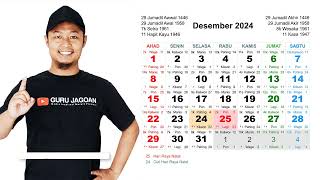 Kalender Desember 2024 [upl. by Nesahc593]