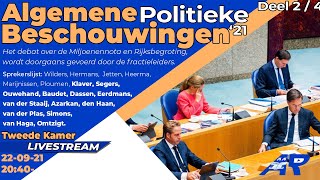 Terugkijken Algemene Politieke Beschouwingen Deel 24  APB Tweede Kamer [upl. by Indnahc]