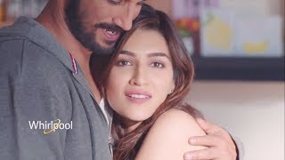 kriti sanon and Sushant singh rajput Cute ad for whirlpool acair conditioner [upl. by Akirea]