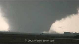 May 23 2008 Quinter KS EF4 Tornado [upl. by Ainoet]