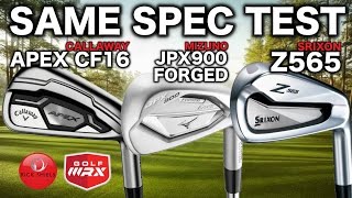 CALLAWAY APEX CF16 Vs MIZUNO JPX900 FORGED Vs SRIXON Z565 [upl. by Einomrah]