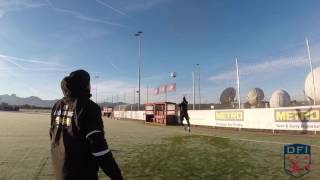 Kopfball Training am Deutschen Fußball Internat [upl. by Ralyt]