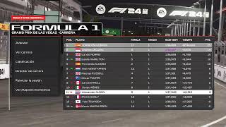 Gran Premio de Las Vegas HEINEKEN SILVER FIA de Fórmula 1 2024 Race [upl. by Dewain834]