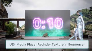 UE4 How to Render a Media Texture Video in Sequencer at Right Speed [upl. by Elkcim]