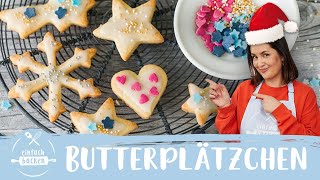 Einfache Butterplätzchen – die weltbesten Weihnachtsplätzchen🎅🎄 I Einfach Backen [upl. by Neelloj215]