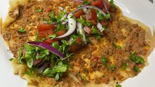 RECETTE RAMADAN 2023 🌙  LAHMACUN  PIZZA TURQUE 🇹🇷 [upl. by Imojean]