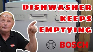 Bosch dishwasher keeps emptying and filling how to diagnose the fault and replace parts [upl. by Buckingham104]