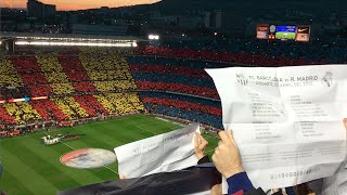 FC Barcelona  Real Madrid 20160402 Barça anthem [upl. by Sined870]