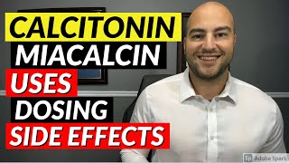 Calcitonin Miacalcin  Pharmacist Review  Uses Dosing Side Effects [upl. by Aarika387]