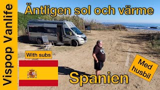 S3E19  VispopVanlife  Äntligen sol och värme för husbilen och mig i Spanien With subs [upl. by Ecnarf]