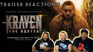 KRAVEN THE HUNTER  Trailer Reaction  Sony [upl. by Dame572]