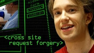 Cross Site Request Forgery  Computerphile [upl. by Ahsimat]