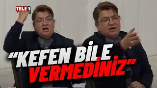 Hatay Milletvekili Suzan Şahinin kürsüye vura vura isyan ettiği tarihi deprem konuşması [upl. by Ardena]