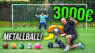 MULTI BÄLLE VS BALLMASCHINE FUßBALL CHALLENGE [upl. by Wendy]