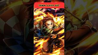 Are You a True Demon Slayer Fan Test Your Knowledge demonslayer quiz anime shorts [upl. by Oluap]