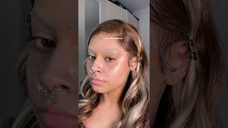 Bleached eyebrow tutorial  without using bleach  bleachedeyebrows browtutorial eyebrows [upl. by Gide]