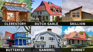 15 Common Roof Types Explained  House Roof Ideas [upl. by Ignacius]