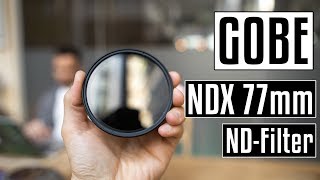 GOBE NDX 77mm variable neutral density  NDfilter for filmmakers and long time exposures [upl. by Pulling796]