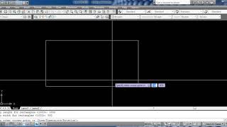 How to draw rectangle in autocad in hindi [upl. by Eiramlatsyrk]