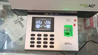 How to Add Fingerprint in ZKTeco k40 Pro attendance device easy Setup Nepal [upl. by Eiuqnimod]