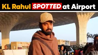 Injury Update KL Rahul Spotted While Leaving from Mumbai Airport  Kl Rahul  Jadeja [upl. by Oneal]