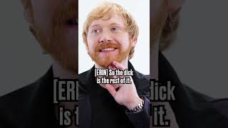 Rupert Grints HILARIOUS reaction to British dessert [upl. by Ayekal269]