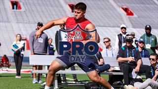 Seth MacKellar Pro Day  Arizona Football [upl. by Anwahsak]