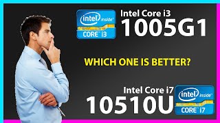 INTEL Core i3 1005G1 vs INTEL Core i7 10510U Technical Comparison [upl. by Early984]