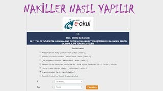 4 dk da Lise Nakil İşlemleri [upl. by Ellord]