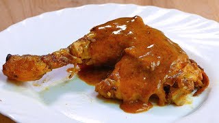 POLLO AL HORNO jugoso con limon y salsa de pimenton  comidas rapidas y faciles de hacer [upl. by Eedeed]