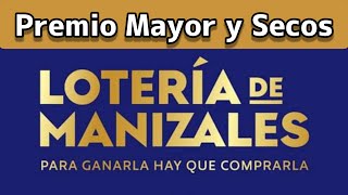 🔵 Resultado PREMIO MAYOR Y SECOS Loteria de MANIZALES Miercoles 7 de Febrero de 2024 [upl. by Amhsirak]