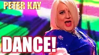 Geraldine McQueen Learns To Dance  Britains Got The Pop Factor  Peter Kay [upl. by Akinehs]