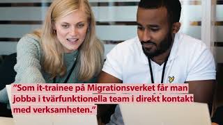 Bli ittrainee på Migrationsverket [upl. by Meihar837]