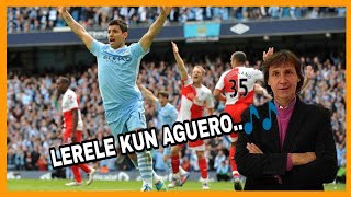 GOL DEL KUN AGUERO MANCHESTER CITY CAMPEON 2012 RELATOR ARGENTINO  HD [upl. by Anitnegra]