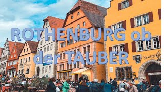 Rothenburg ob der Tauber  Walking tour [upl. by Asamot727]