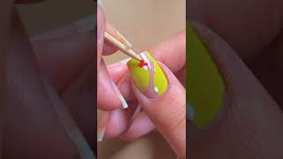 neon nail art mushrooms nails nailart simplenailarts easynailarts neonnails [upl. by Wiskind]