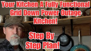 Indoor Power Outage Grid Down Emergency Kitchen [upl. by Julianne]