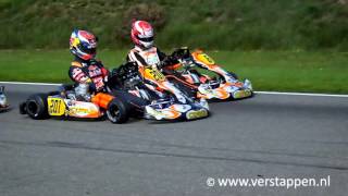 Max Verstappen Jorrit Pex amp Stan Pex Karting Genk Belgium 29092015 [upl. by Armilla]